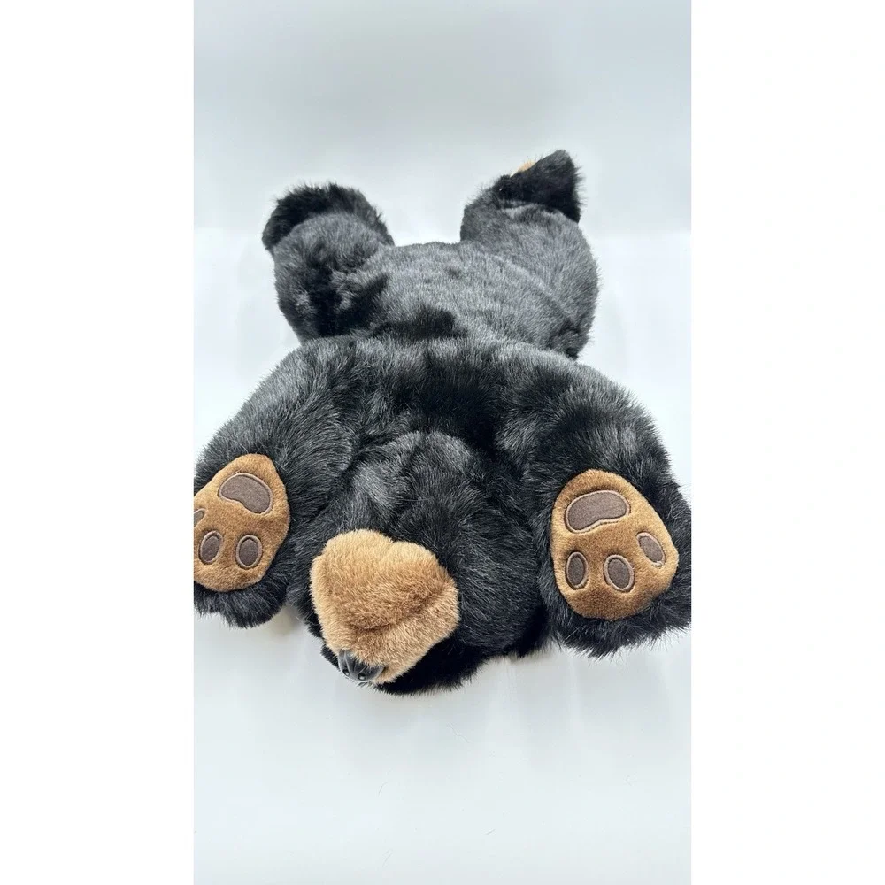 TY Classic Vintage Paws Black Bear 1996 Retired Stuffed Animal 18
